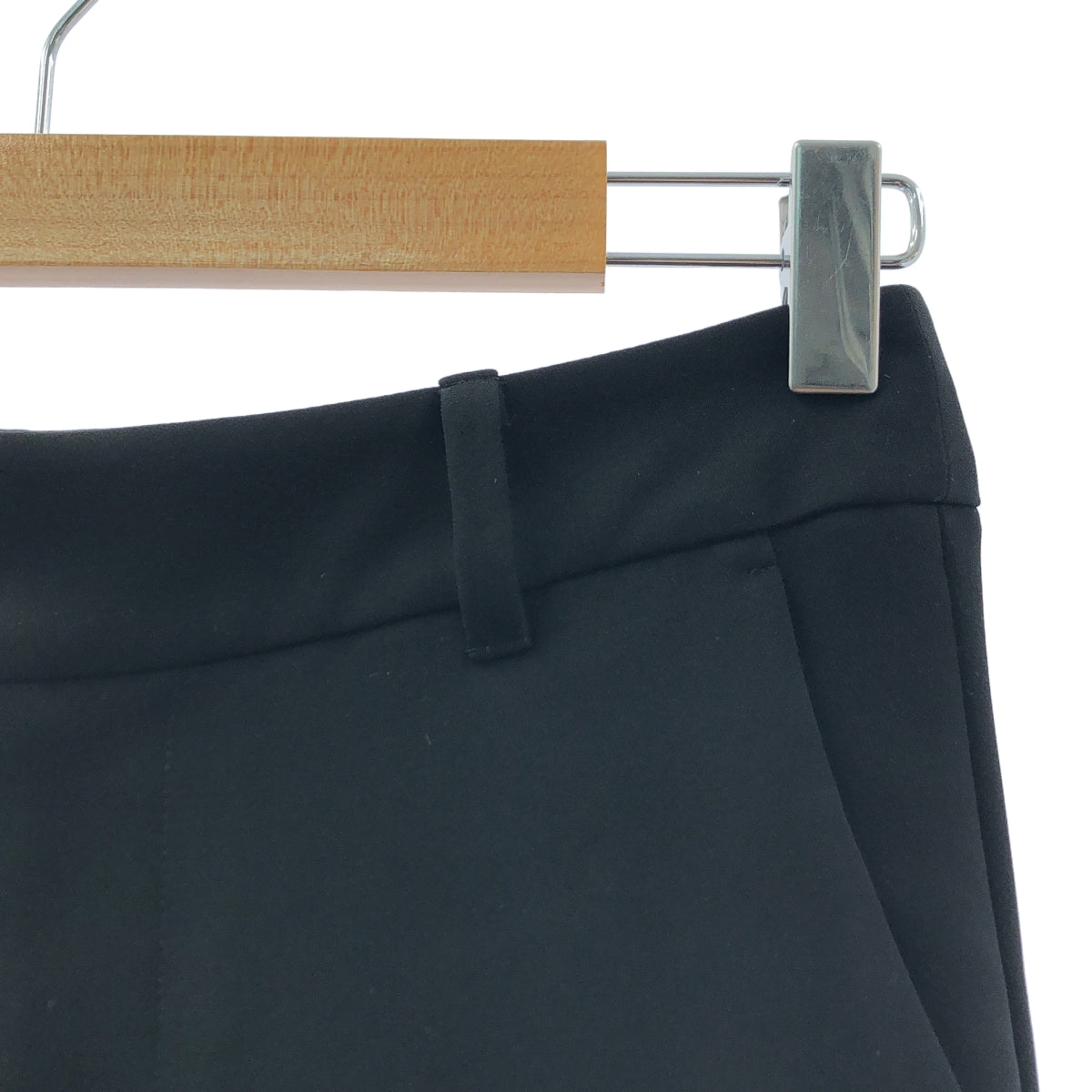 MUSE de Deuxieme Classe / 뮤즈 두주 엠 클래스 | Sarouel / 로고 플레이트 슬랙스 팬츠 | 34 | 블랙 | 여성