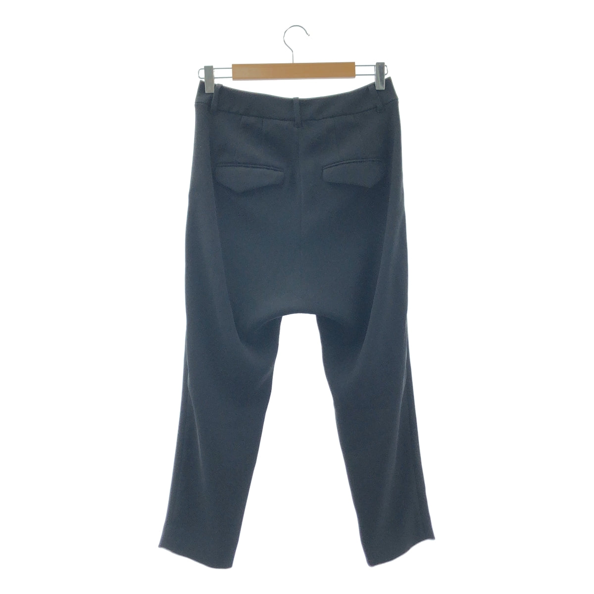 MUSE de Deuxieme Classe / 뮤즈 두주 엠 클래스 | Sarouel / 로고 플레이트 슬랙스 팬츠 | 34 | 블랙 | 여성