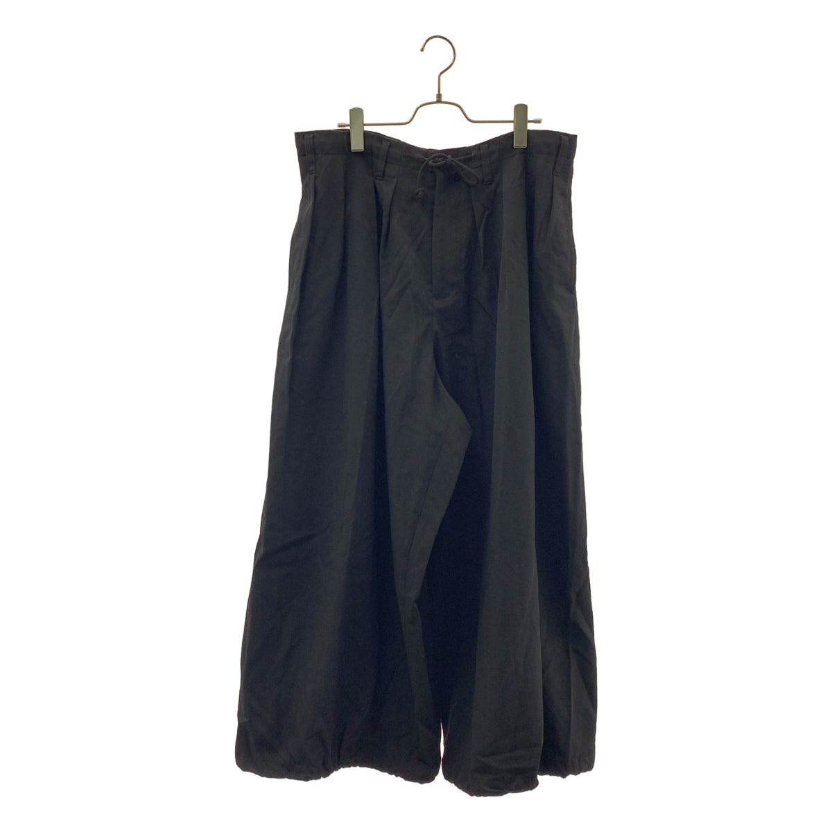 YOHJI YAMAMOTO POUR HOMME / ヨウジヤマモトプールオム | 2021AW | ウール ギャバジン ドローストリング タック ワイド バルーンパンツ | 3 | メンズ