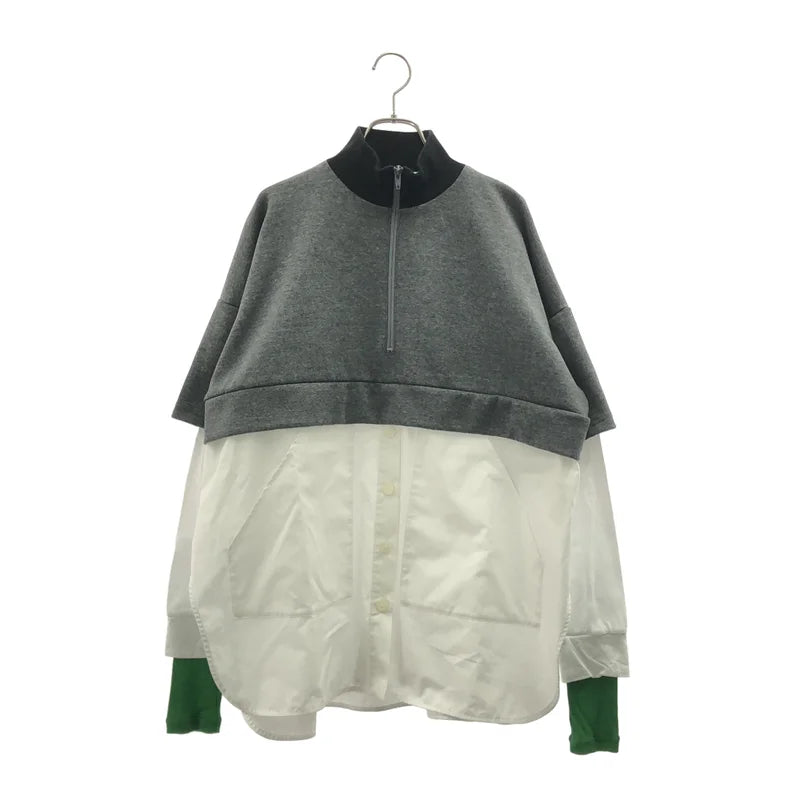 nagonstans / ナゴンスタンス | 2025AW | layered long-sleeves プルオーバー シャツ | M | レディース