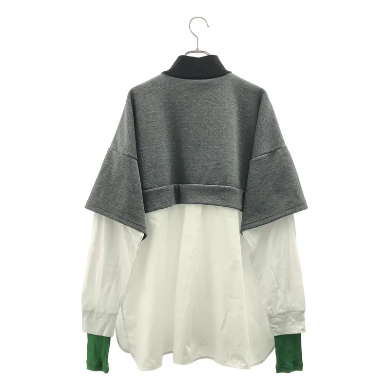 nagonstans / ナゴンスタンス | 2025AW | layered long-sleeves プルオーバー シャツ | M | レディース
