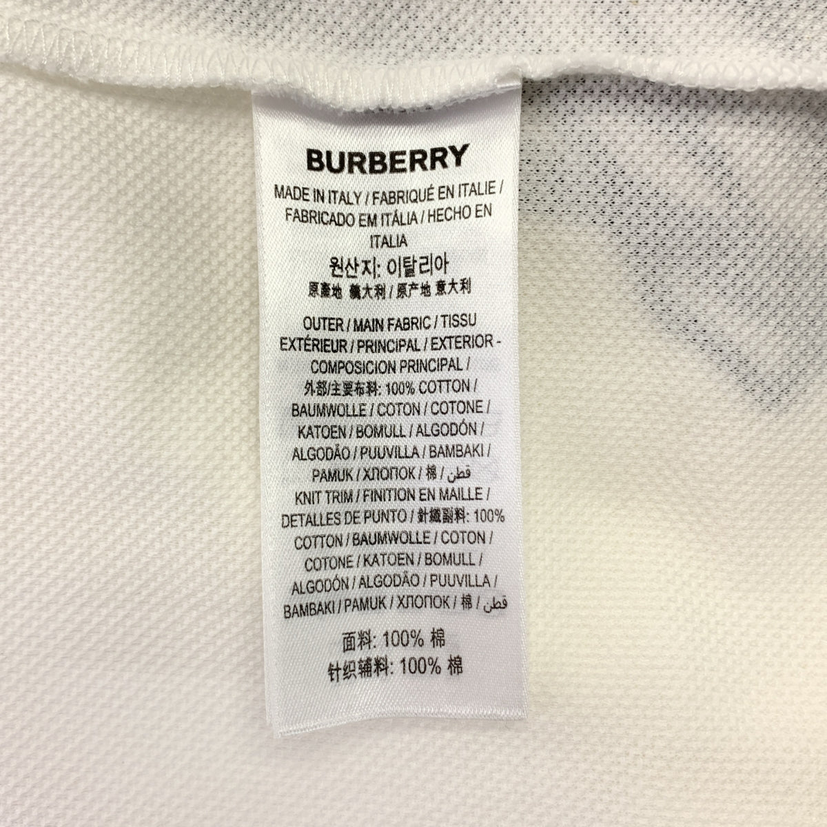 Burberry / バーバリー | ネット ロゴプリント プルオーバーシャツ | S | レディース