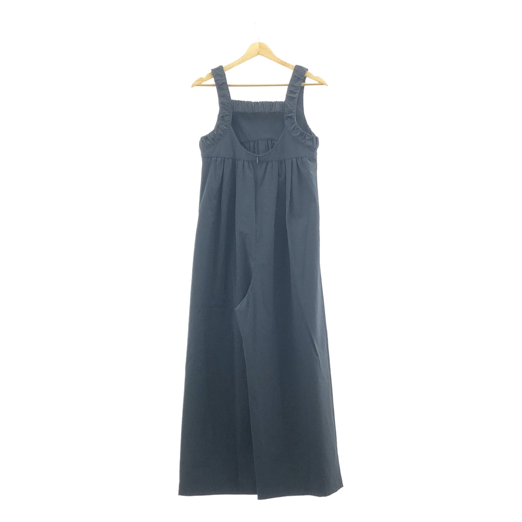 【美品】  MIESROHE / ミースロエ | タックギャザーオールインワン / ウォッシャブル | 0 | ブラック | レディース