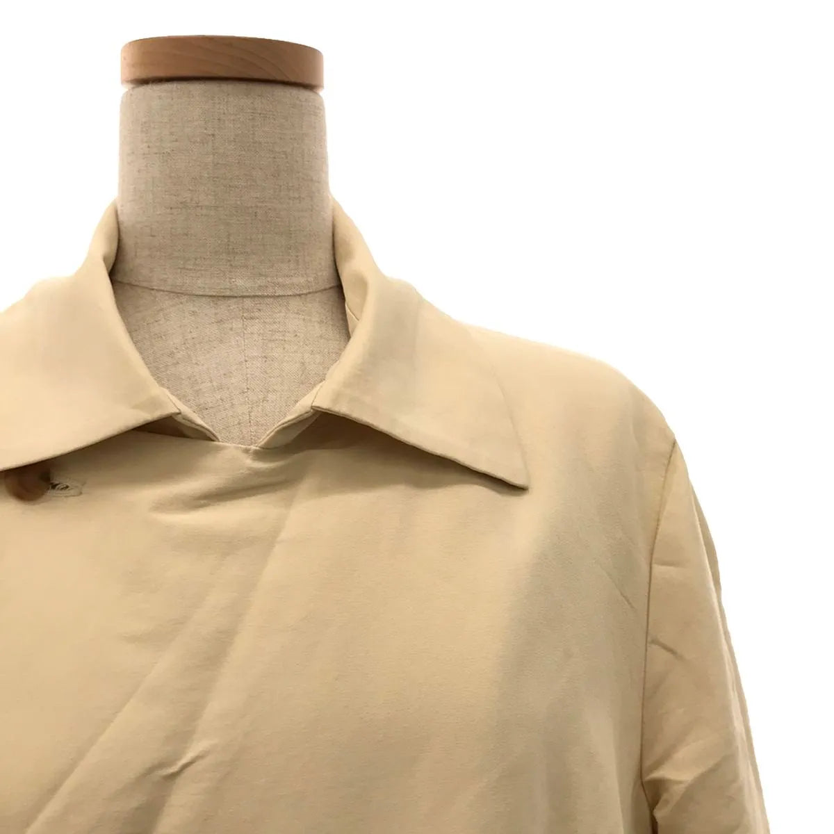 HaaT ISSEY MIYAKE / ハートイッセイミヤケ | 和紙ストレッチ ダブルジャケット | M | ベージュ | レディース