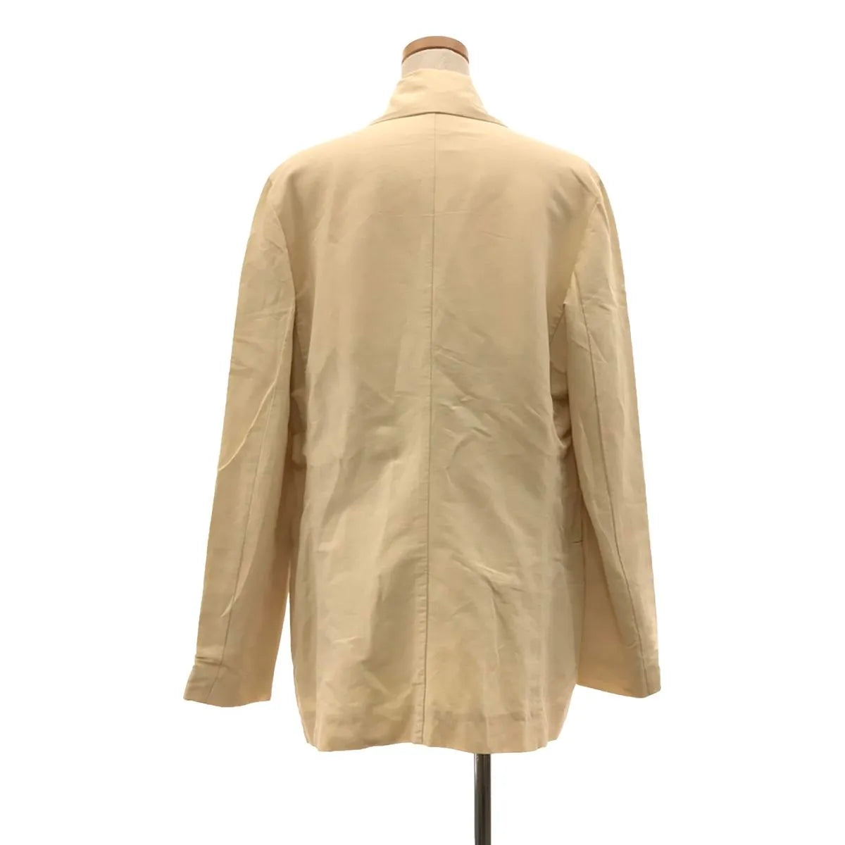 HaaT ISSEY MIYAKE / ハートイッセイミヤケ | 和紙ストレッチ ダブルジャケット | M | ベージュ | レディース