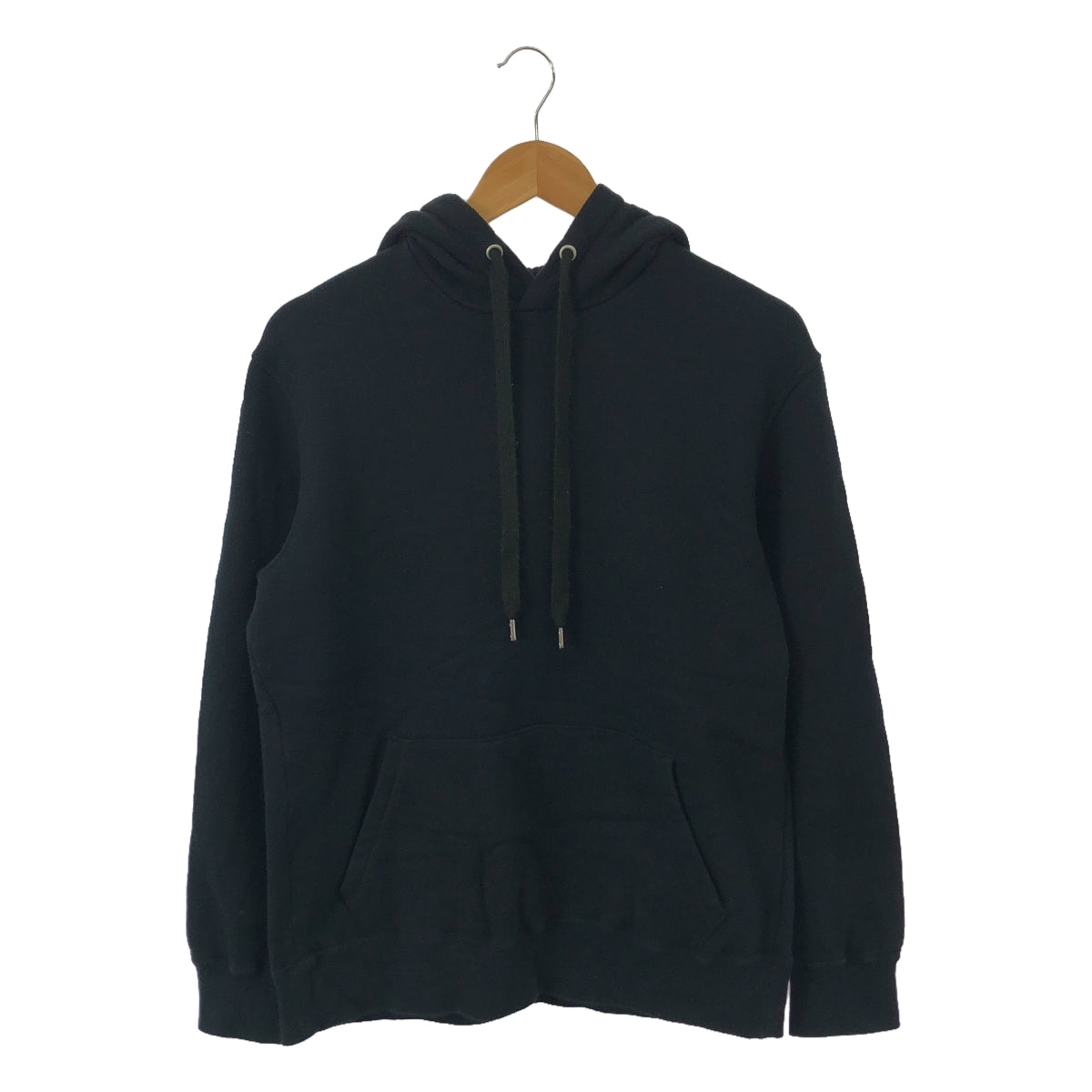 TARO HORIUCHI | Fleece-lined back print hoodie | 48 | Black | Men's