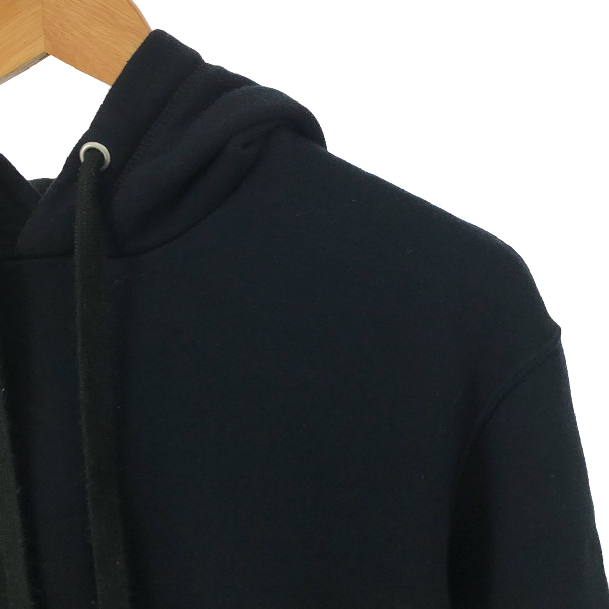 TARO HORIUCHI | Fleece-lined back print hoodie | 48 | Black | Men's