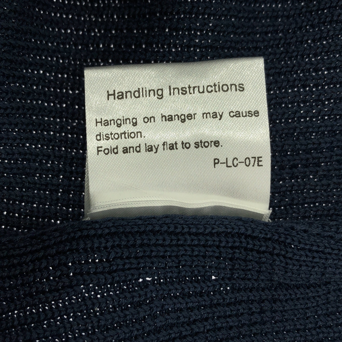 Mame Kurogouchi / マメクロゴウチ | Mixed Rib Knit Peplum Dress リブニット Vネック ドレス ワンピース | 2 | ネイビー | レディース