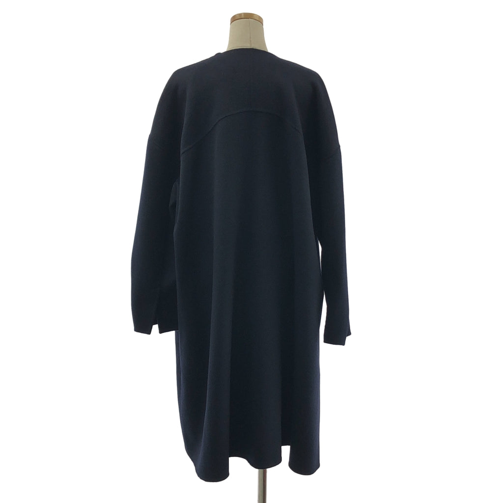 ENFOLD | 2022 秋冬系列 | 羊毛無領 River 大衣 | 尺寸 38 |