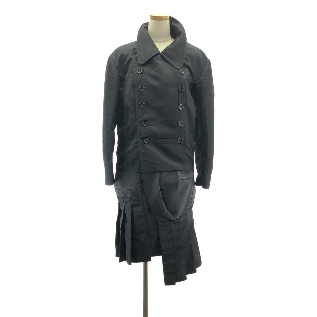 COMME des GARCONS / 컴데 갤슨 | 2009SS | 재구성 주름 롱 코트 | XS | 블랙 | 여성