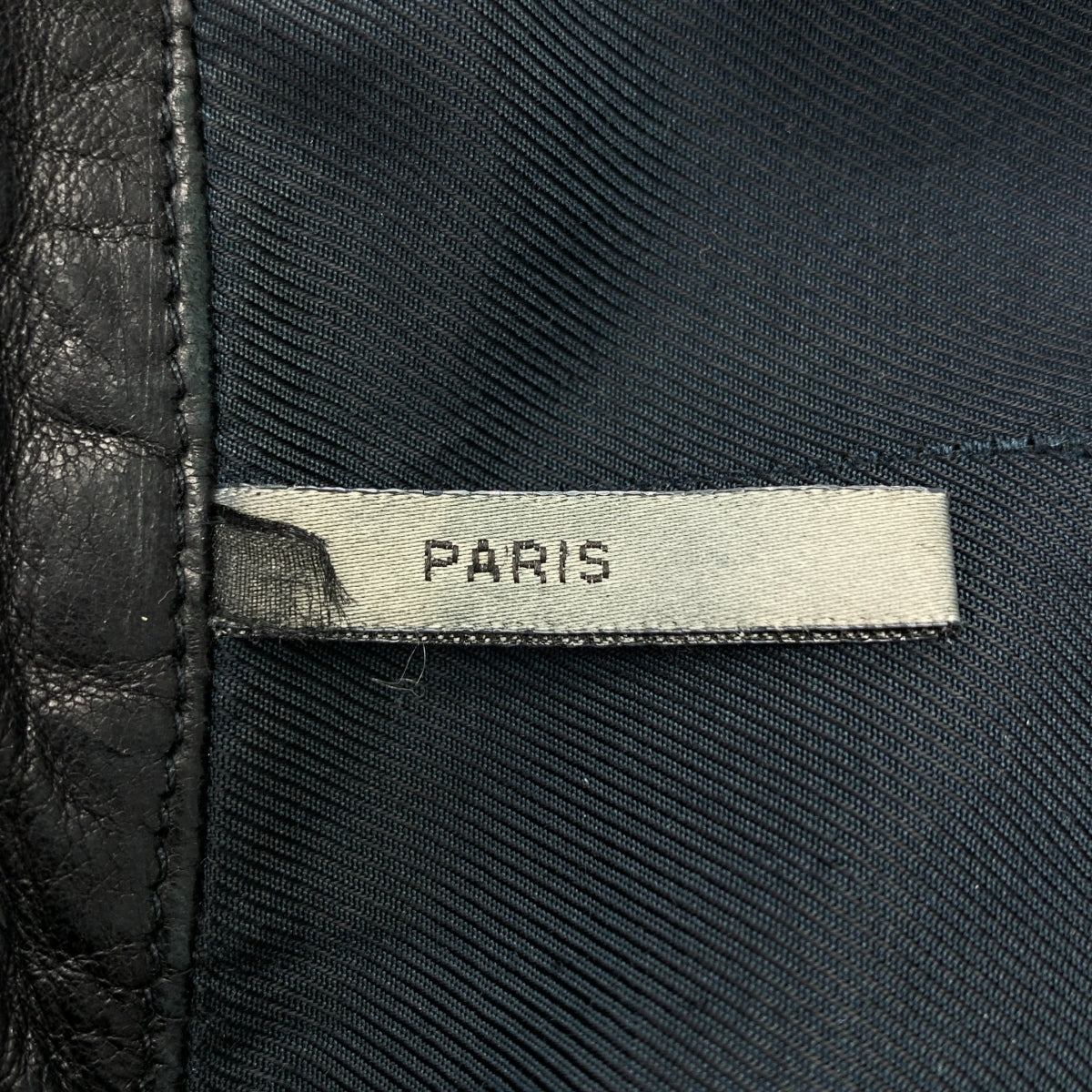 Dior Homme | 2011秋冬系列 | 羊皮羅紋高領機車外套 | 44碼 | 男士