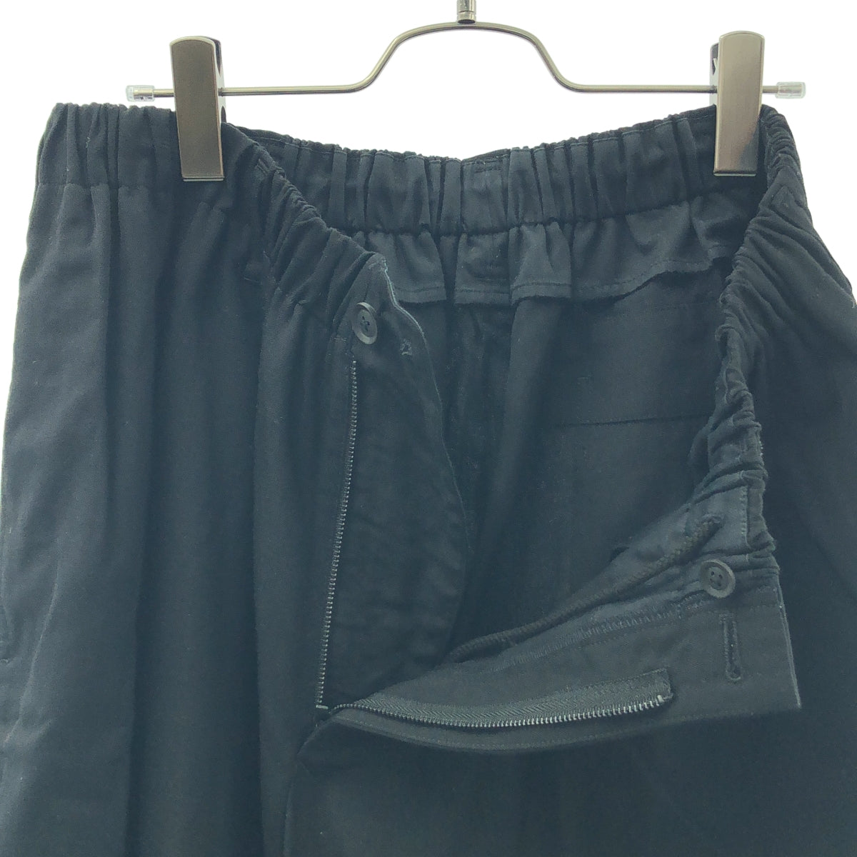 YOHJI YAMAMOTO POUR HOMME / ヨウジヤマモトプールオム | 2022SS | ウール ギャバジン ドローストリング ワイド バルーンパンツ | 3 | メンズ