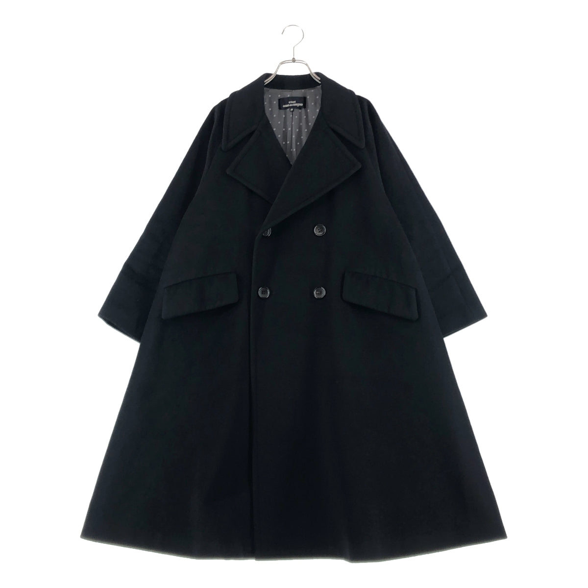 tricot COMME des GARCONS / トリココムデギャルソン | 2014AW | ウール ダブル オーバーコート / ドット総裏地 | M | レディース