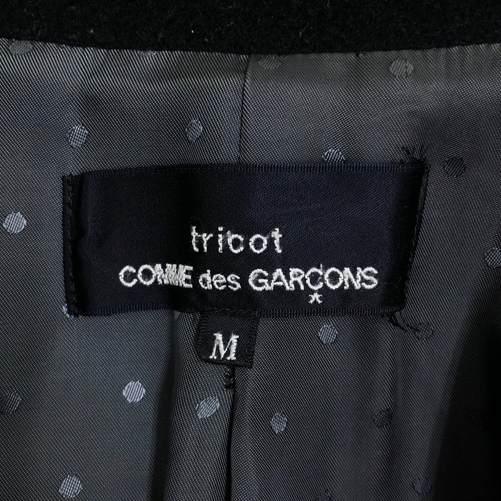 tricot COMME des GARCONS / トリココムデギャルソン | 2014AW | ウール ダブル オーバーコート / ドット総裏地 | M | レディース