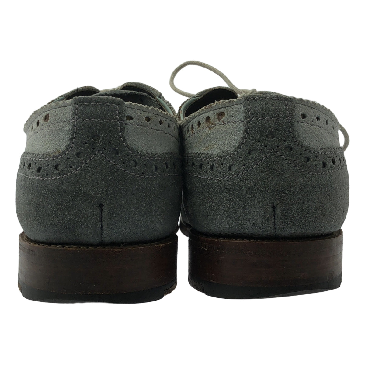 GRENSON / グレンソン | スエードレザー 2トーン ウイングチップ フルブローグ シューズ | 7 | グレー系 | メンズ