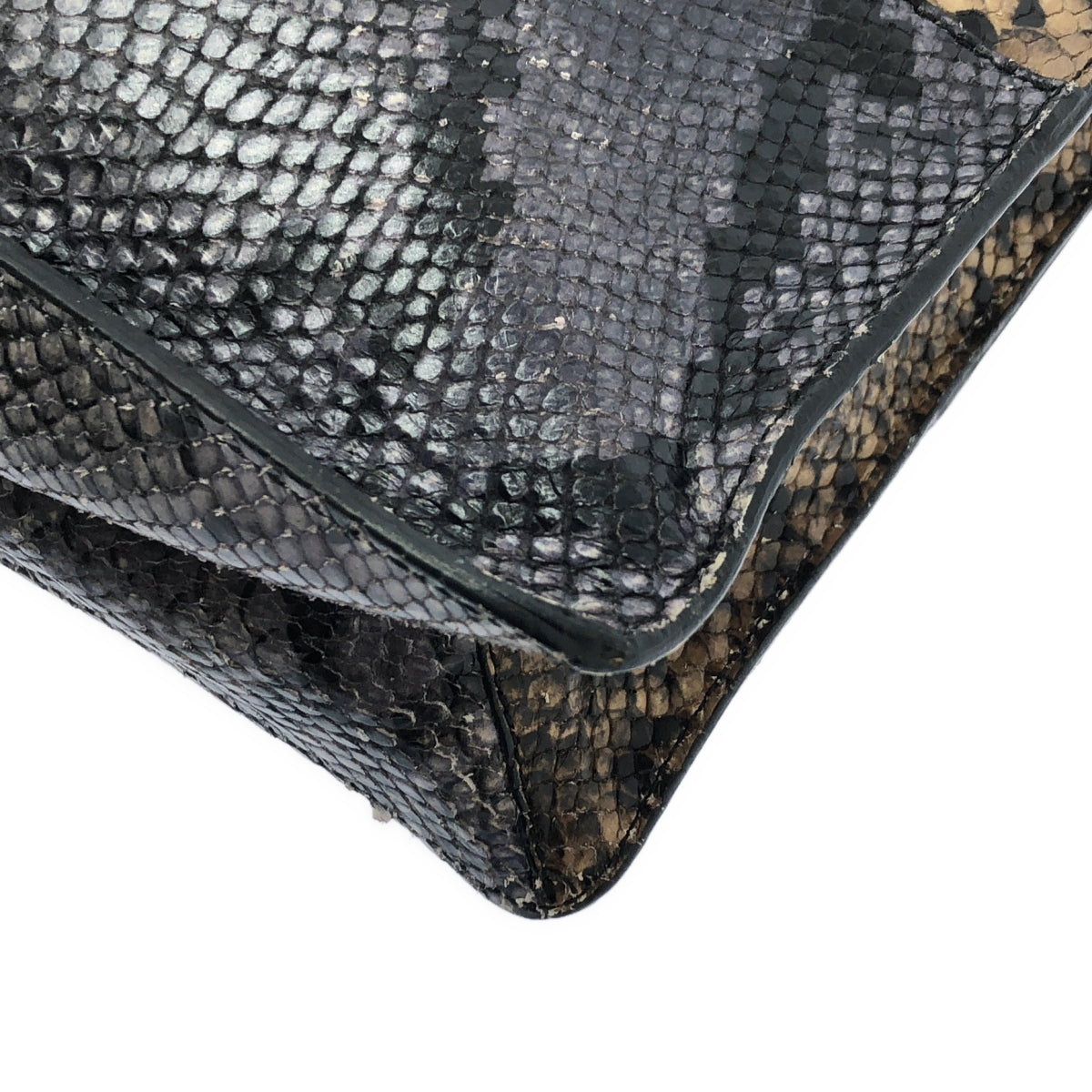 N°21 / ヌメロヴェントゥーノ | パイソン エンボスレザー トートバッグ | ブラウン系 / グレー系 | レディース