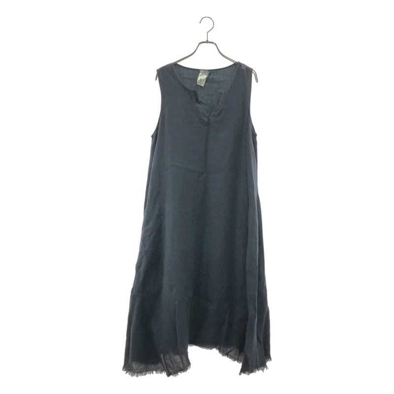 KRISTENSEN DU NORD / クリステンセンドゥノルド | コットン リネン カットオフ ノースリーブ ワンピース | 2 | レディース