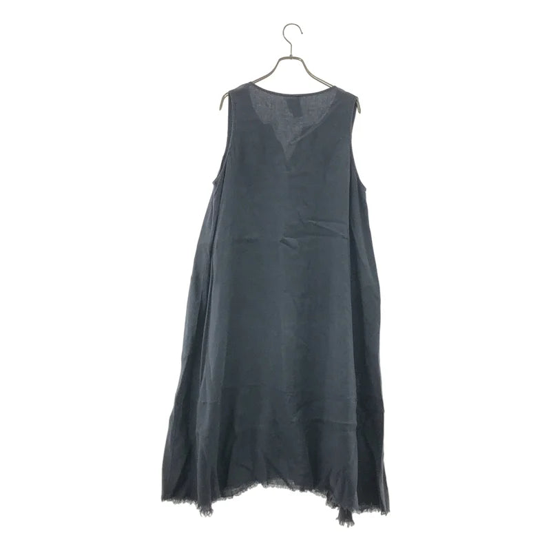 KRISTENSEN DU NORD / クリステンセンドゥノルド | コットン リネン カットオフ ノースリーブ ワンピース | 2 | レディース