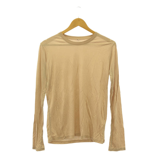 BASErange / Base Range | LONG SLEEVE TEE Cut and Sew | S | Beige | Women's