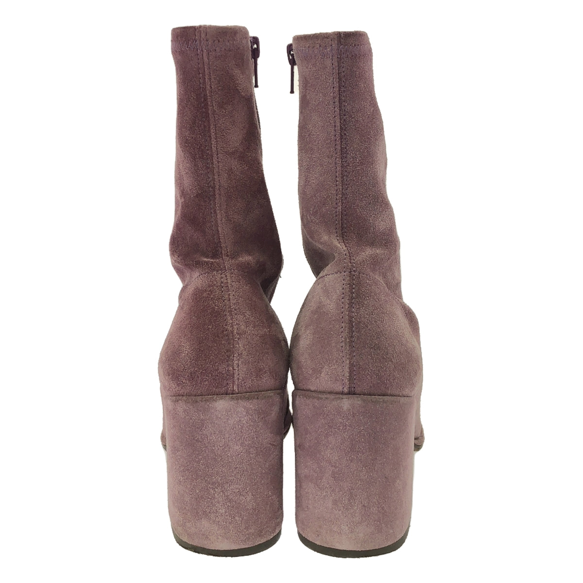 DRIES VAN NOTEN | Suede chunky heel boots | Size 37 | Purple | Women's