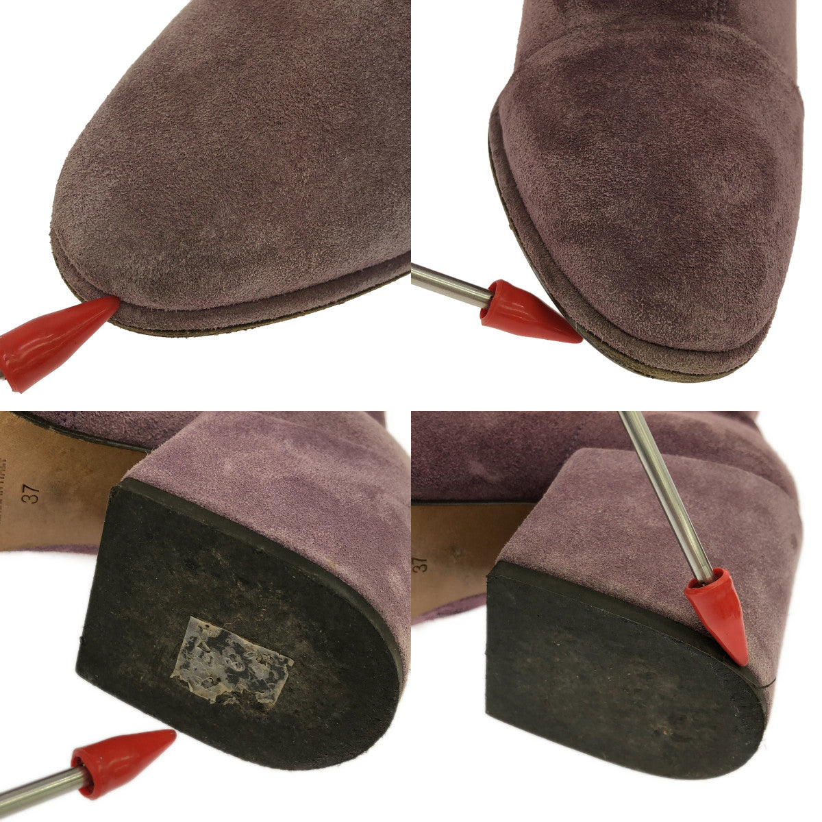 DRIES VAN NOTEN / ドリスヴァンノッテン | スエード チャンキーヒール