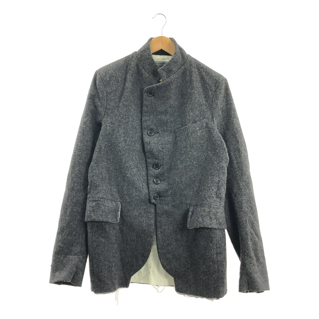 ELENA DAWSON | 羊毛平駁領五粒扣西裝外套 | XS碼 | 灰色 | 男士