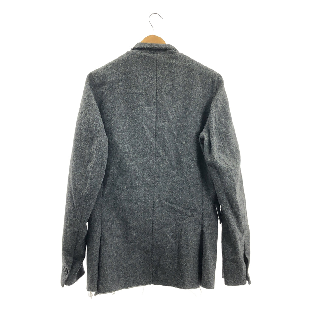 ELENA DAWSON | 羊毛平駁領五粒扣西裝外套 | XS碼 | 灰色 | 男士