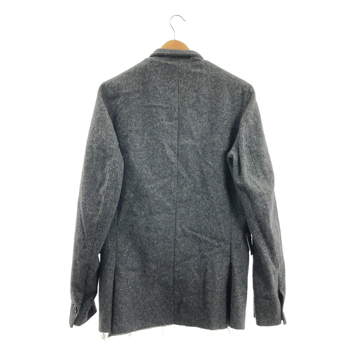 ELENA DAWSON | 羊毛平駁領五粒扣西裝外套 | XS碼 | 灰色 | 男士