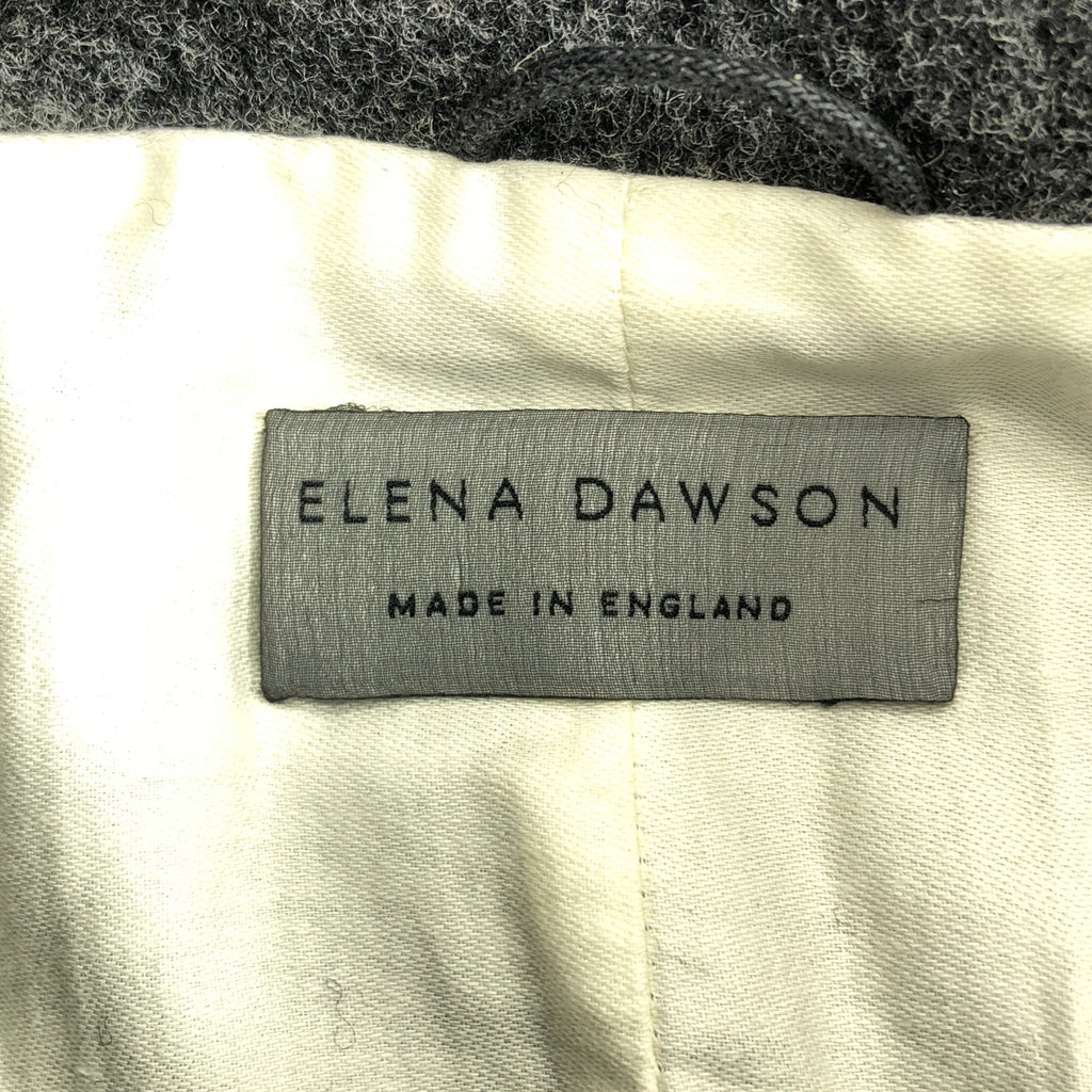 ELENA DAWSON | 羊毛平駁領五粒扣西裝外套 | XS碼 | 灰色 | 男士