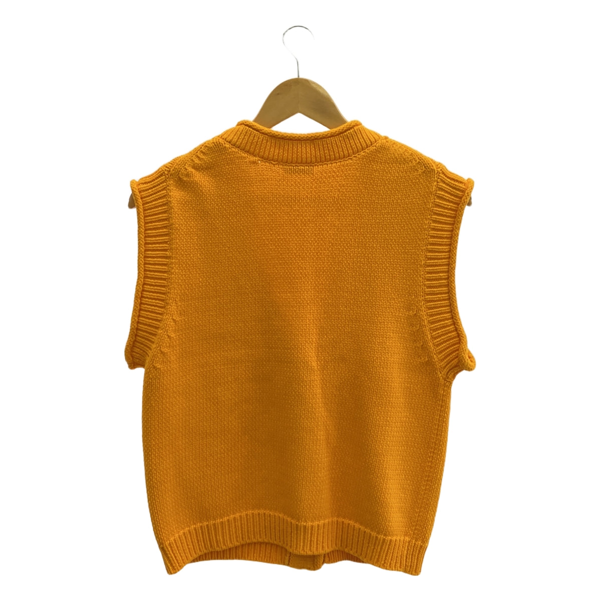 【미품】 steven alan / 스티븐 알란 | LILY KNIT VEST 니트 베스트 | 오렌지 | 여성