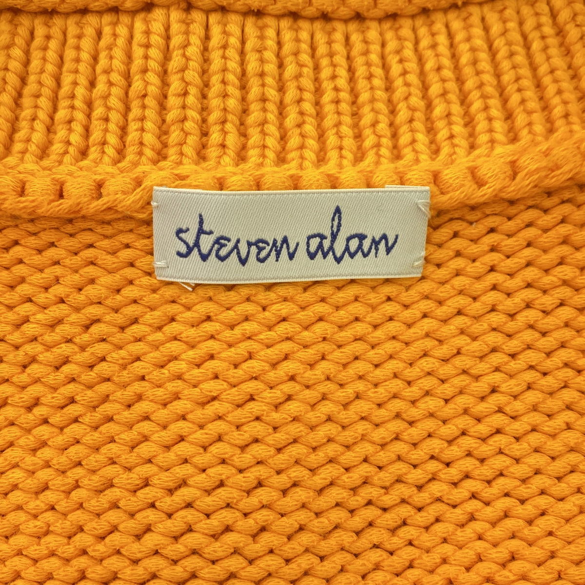 【미품】 steven alan / 스티븐 알란 | LILY KNIT VEST 니트 베스트 | 오렌지 | 여성