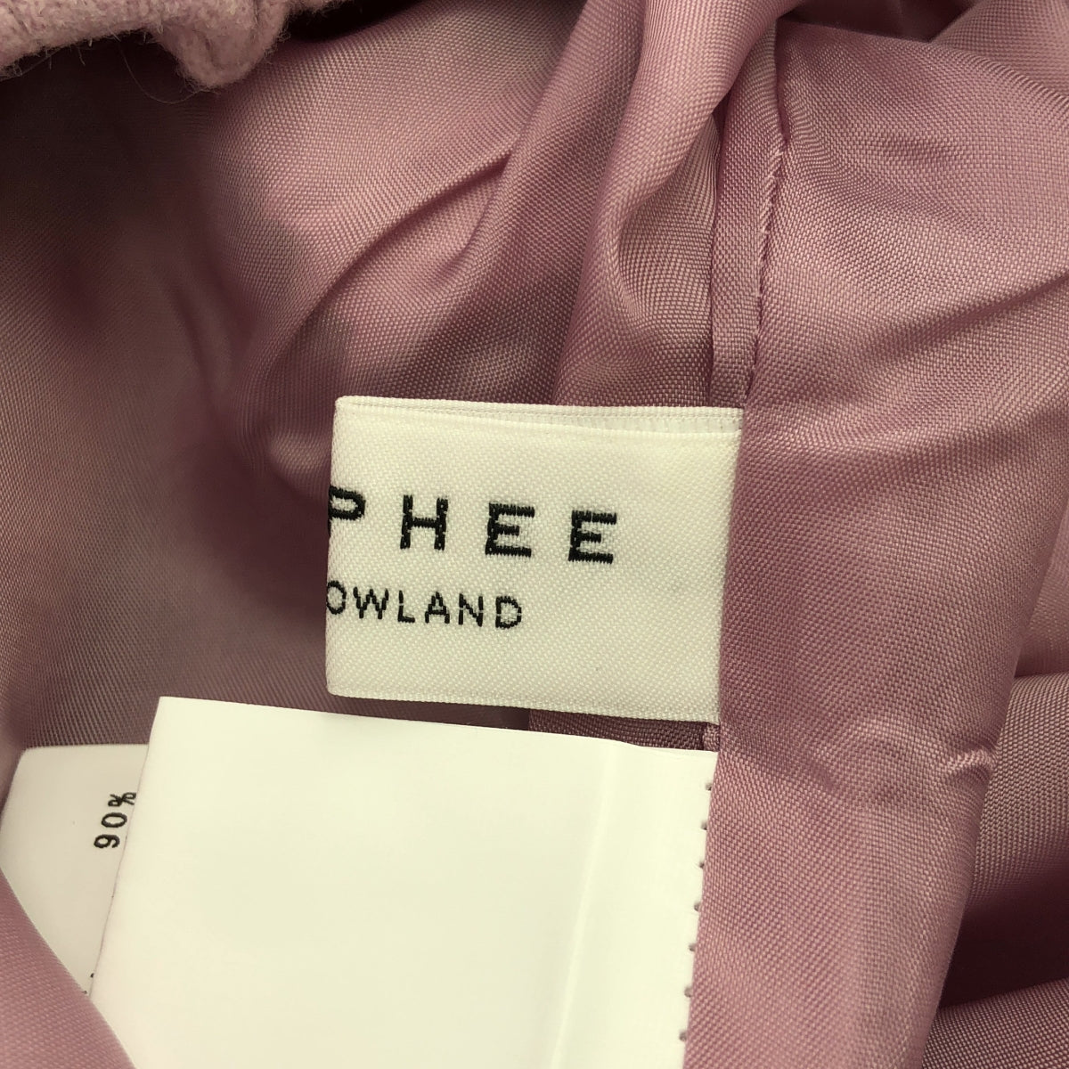 【新品】  Tomorrowland MACPHEE / トゥモローランドマカフィー | ウールナイロンフランネル ストレートパンツ | 34 | パープル | レディース