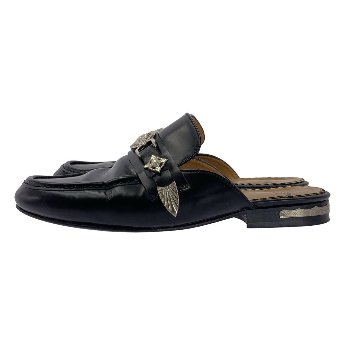 TOGA PULLA | POLIDO 皮革平底涼鞋/穆勒鞋 | 尺寸 38 | 女款