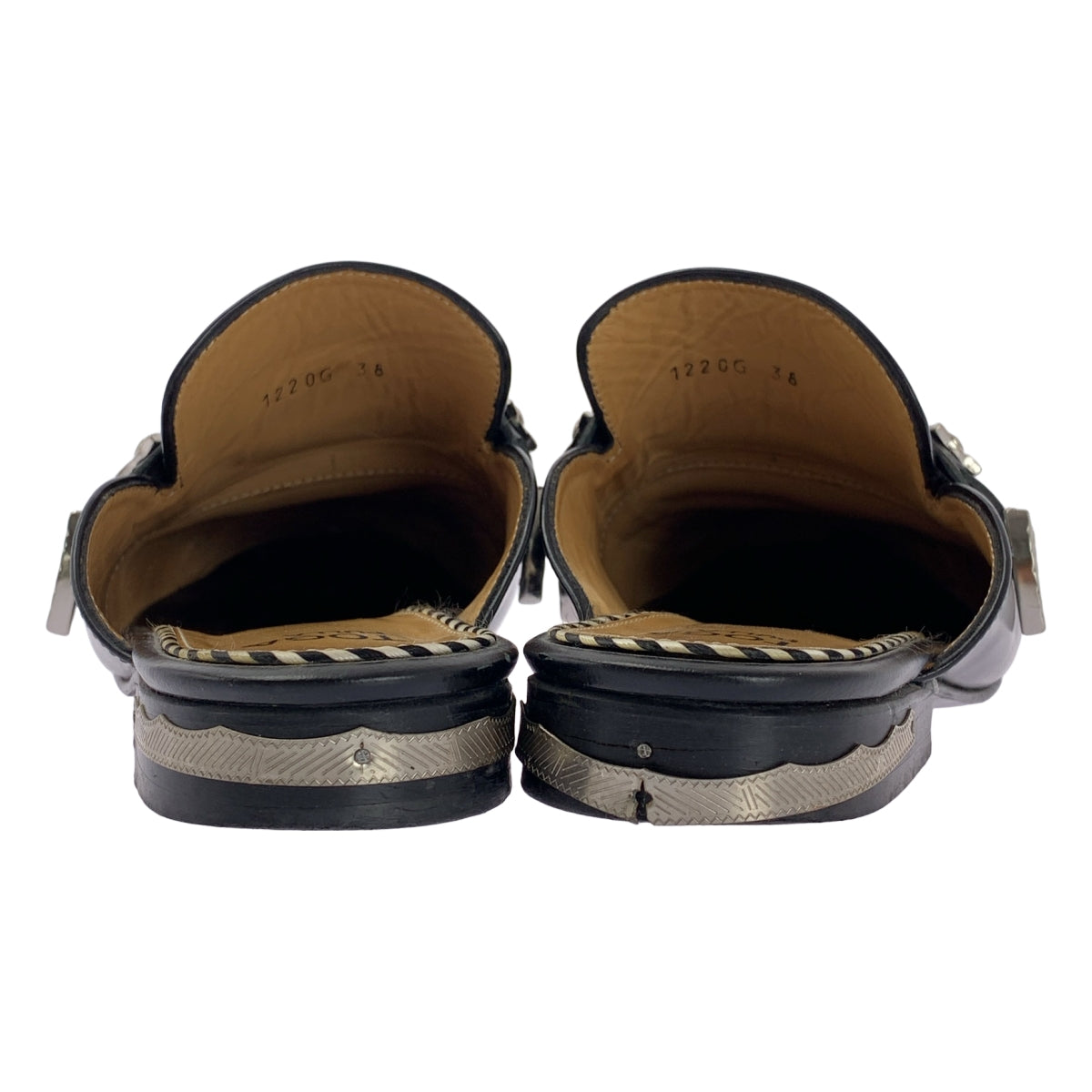 TOGA PULLA | POLIDO 皮革平底涼鞋/穆勒鞋 | 尺寸 38 | 女款