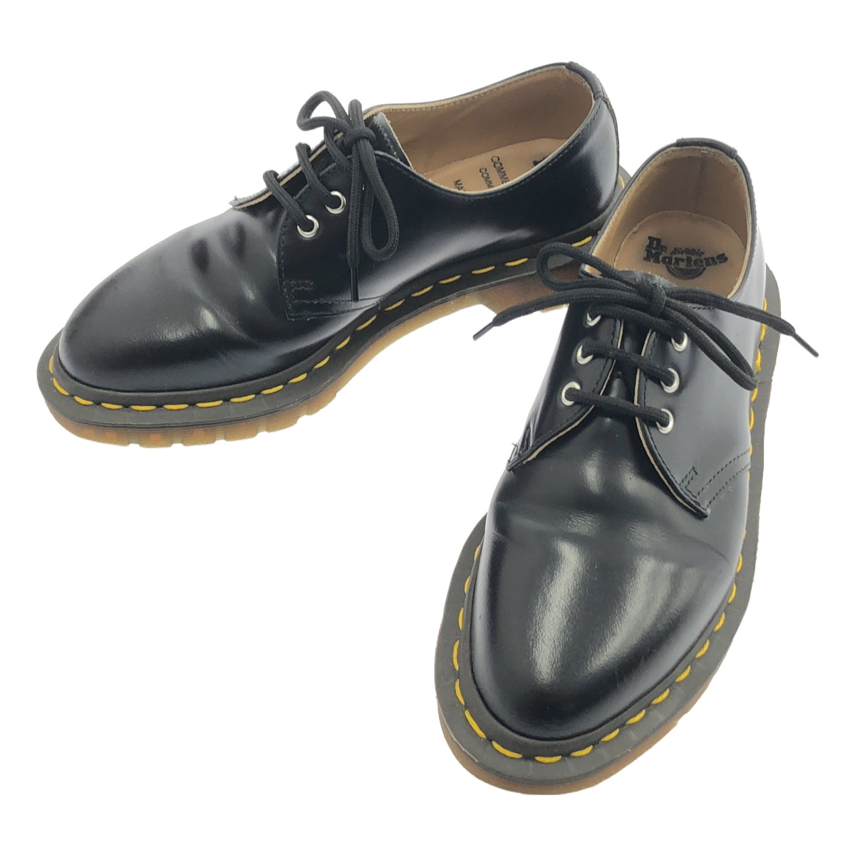 COMME des GARCONS COMME des GARCONS / コムコム | × Dr.Martens / ドクターマーチン MIE 1461 / 3 ホール レザー シューズ 革靴 | 3 | ブラック | レディース