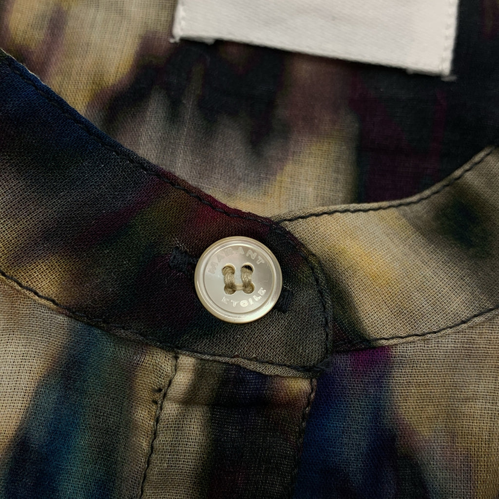 ISABEL MARANT ETOILE | 立領、標誌連結、開衩襯衫 | 尺寸 36 | 女款