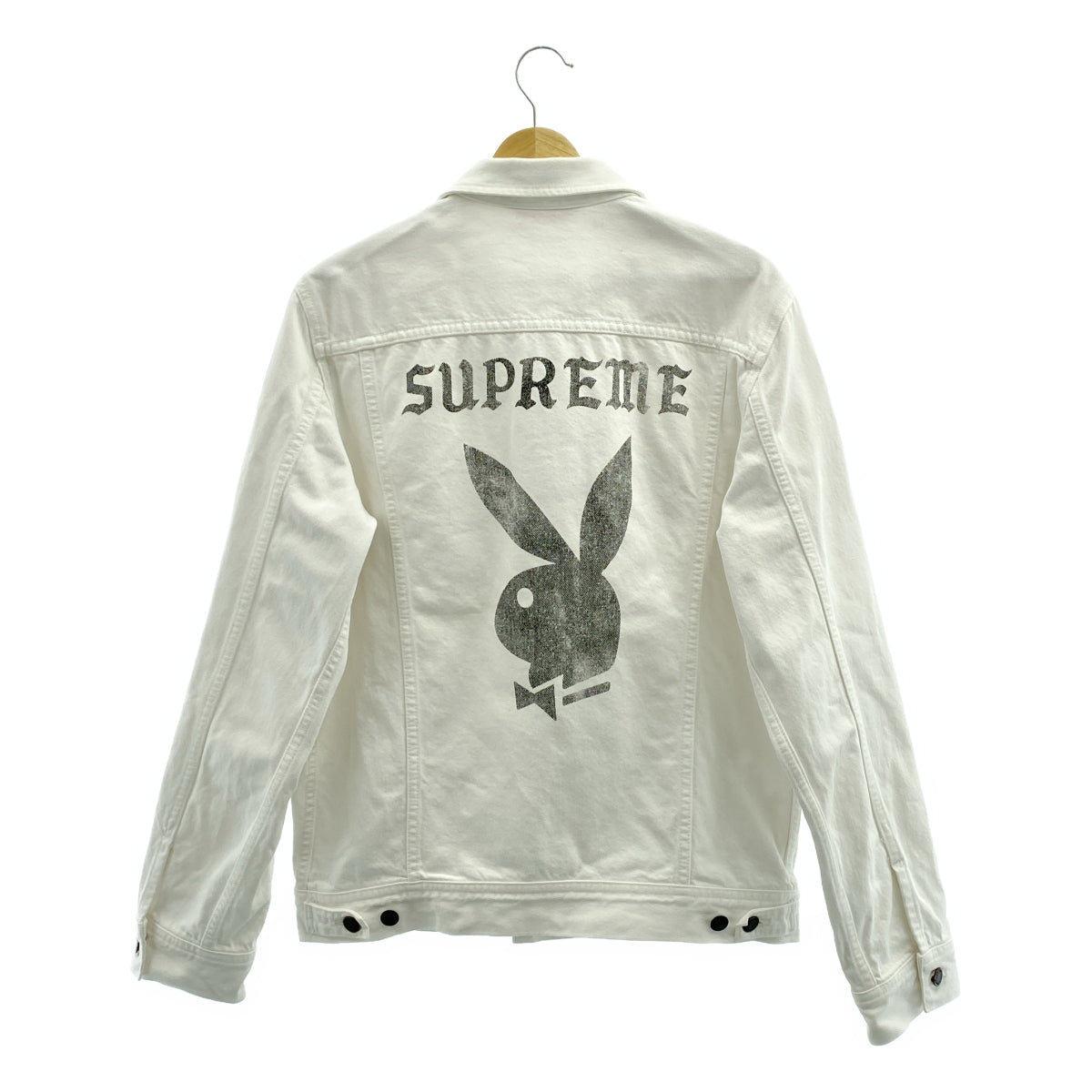 SUPREME / シュプリーム | 2014SS | ×PLAYBOY DENIM JACKET プレイボーイ デニムジャケット | M | メンズ