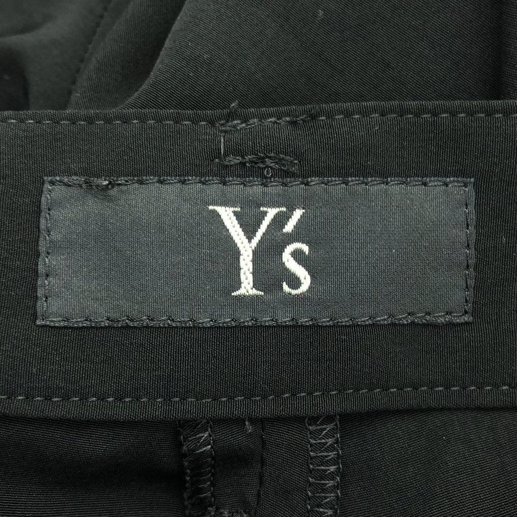 【美品】  Y's / ワイズヨウジヤマモト | 2018AW | トリアセテートポリエステル スカート パンツ | 1 | ブラック | レディース