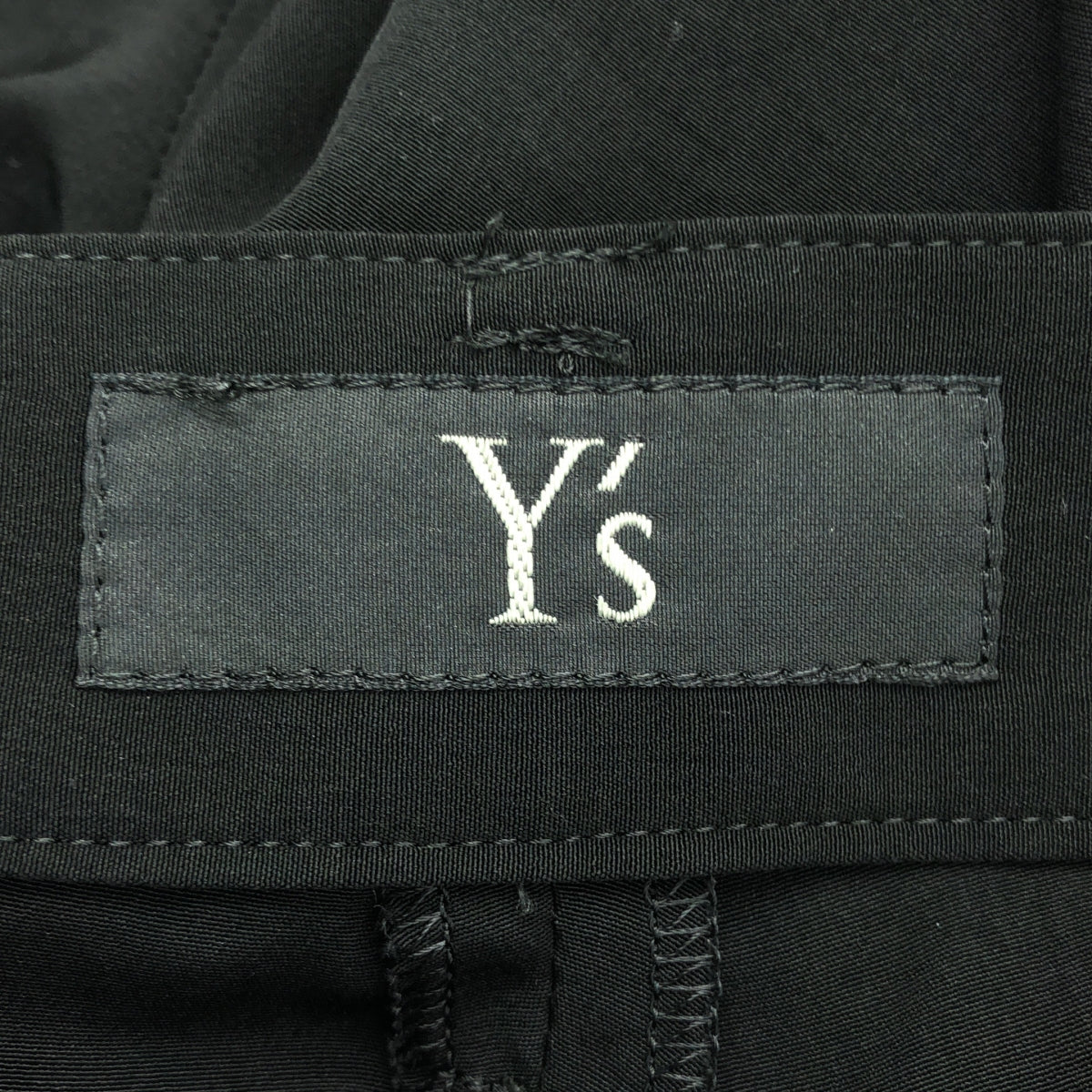 【美品】  Y's / ワイズヨウジヤマモト | 2018AW | トリアセテートポリエステル スカート パンツ | 1 | ブラック | レディース