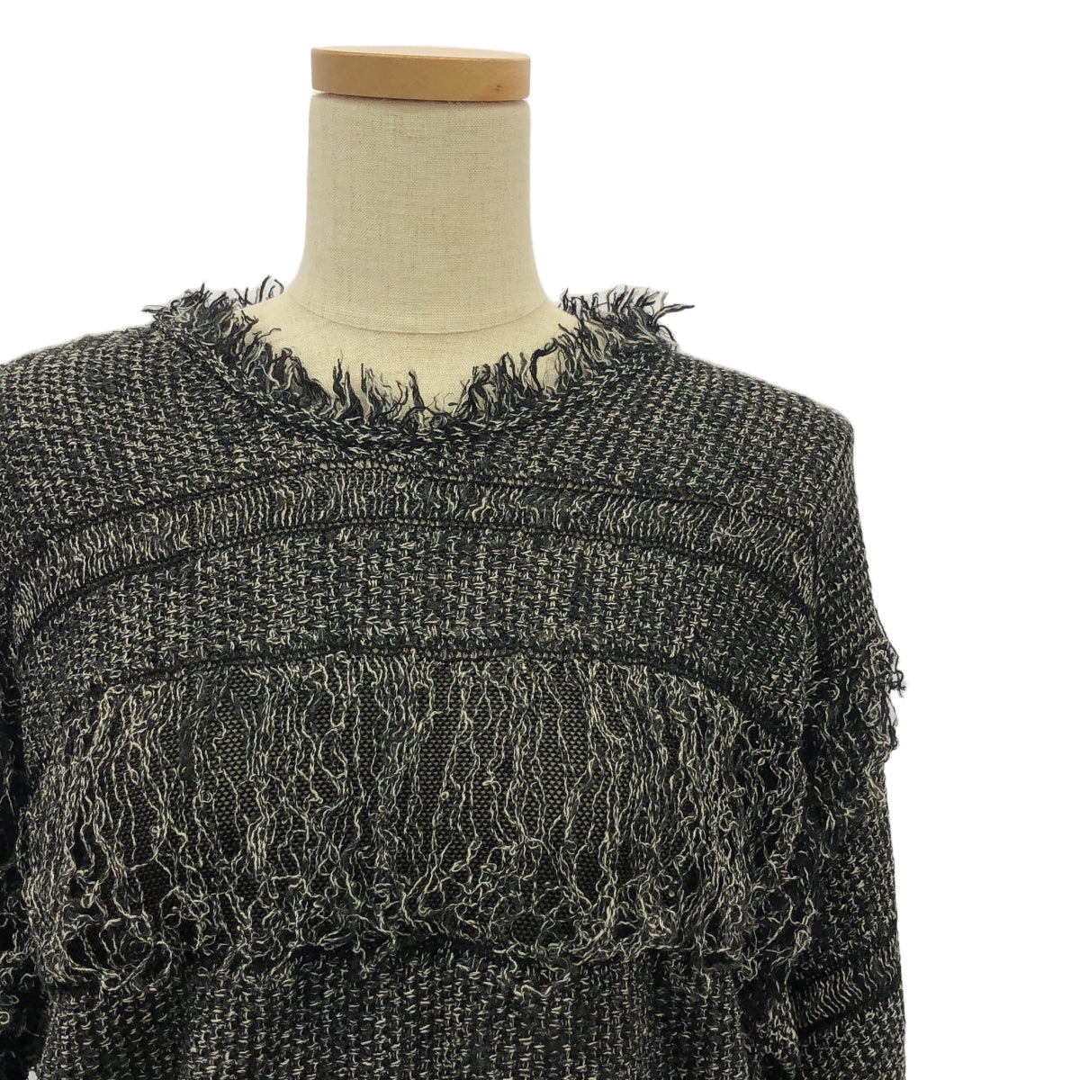 伊莎貝爾瑪蘭 |流蘇針織套頭衫 | 36 |黑色 |女性的