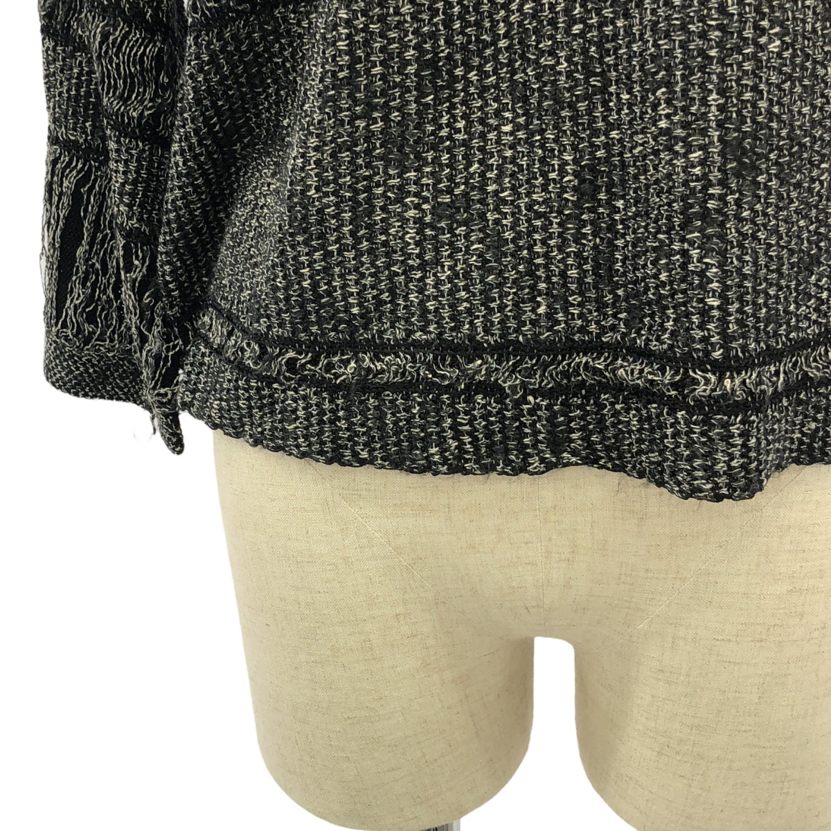 伊莎貝爾瑪蘭 |流蘇針織套頭衫 | 36 |黑色 |女性的