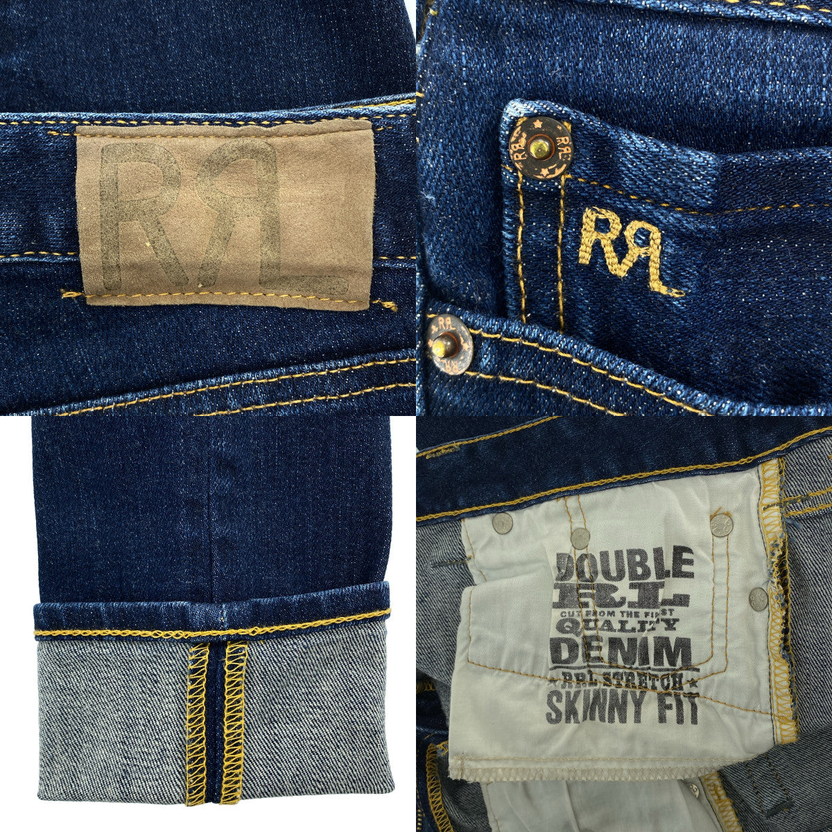 RRL / 더블 아트 엘 | Denim SKINNY FIT 스키니 데님 바지 | 25 | 여성