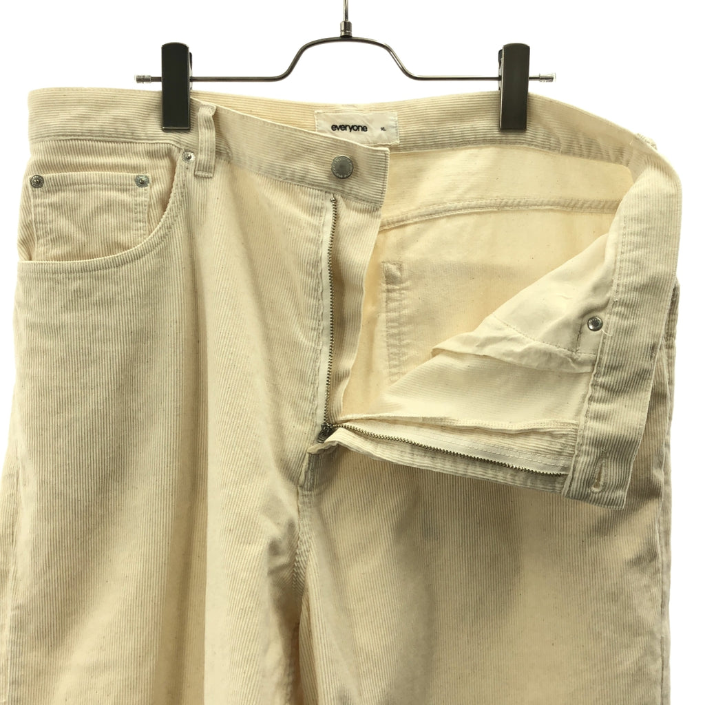 everyone / エブリワン | wide straight corduroy trousers / コーデュロイ ワイド パンツ | XL | メンズ