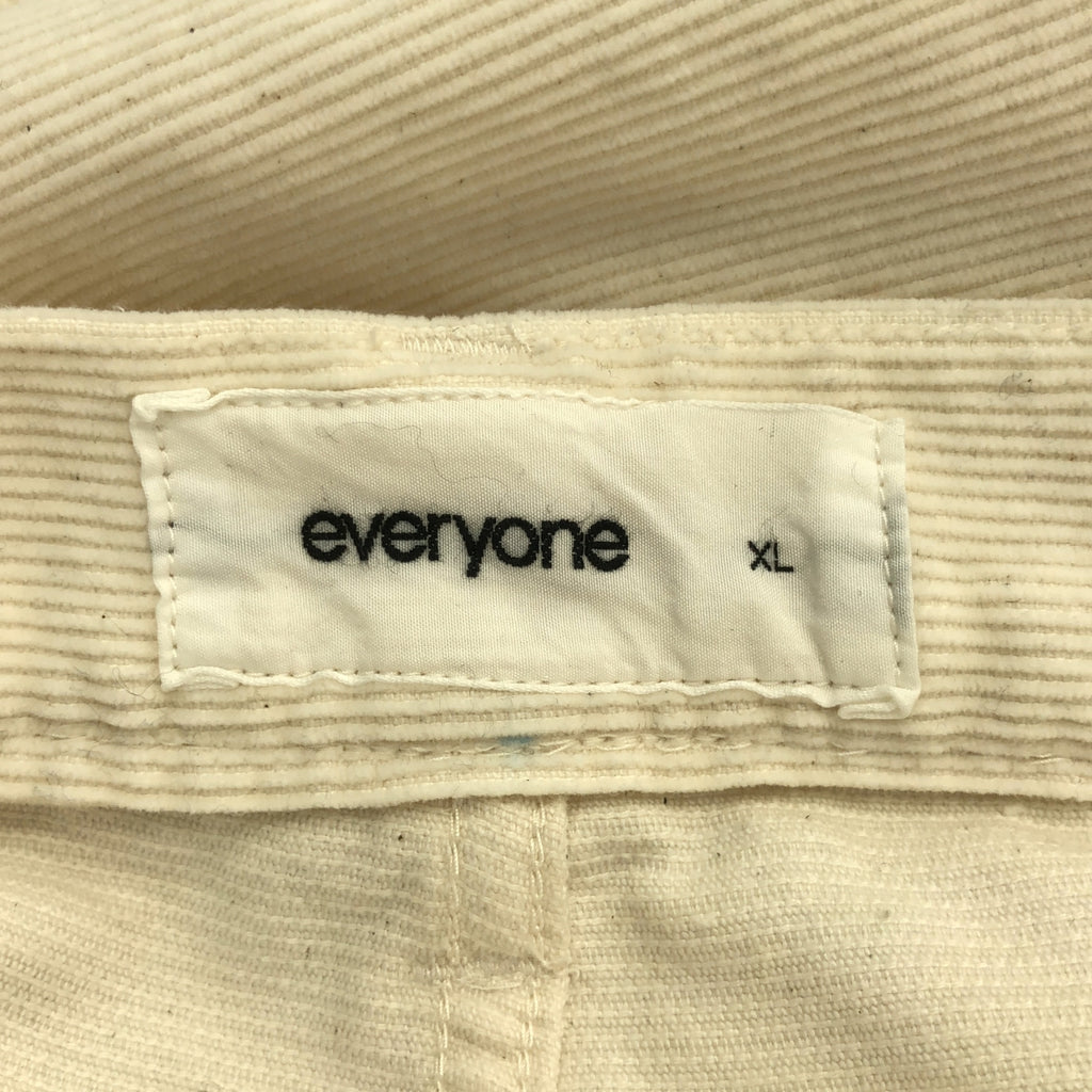 everyone / エブリワン | wide straight corduroy trousers / コーデュロイ ワイド パンツ | XL | メンズ