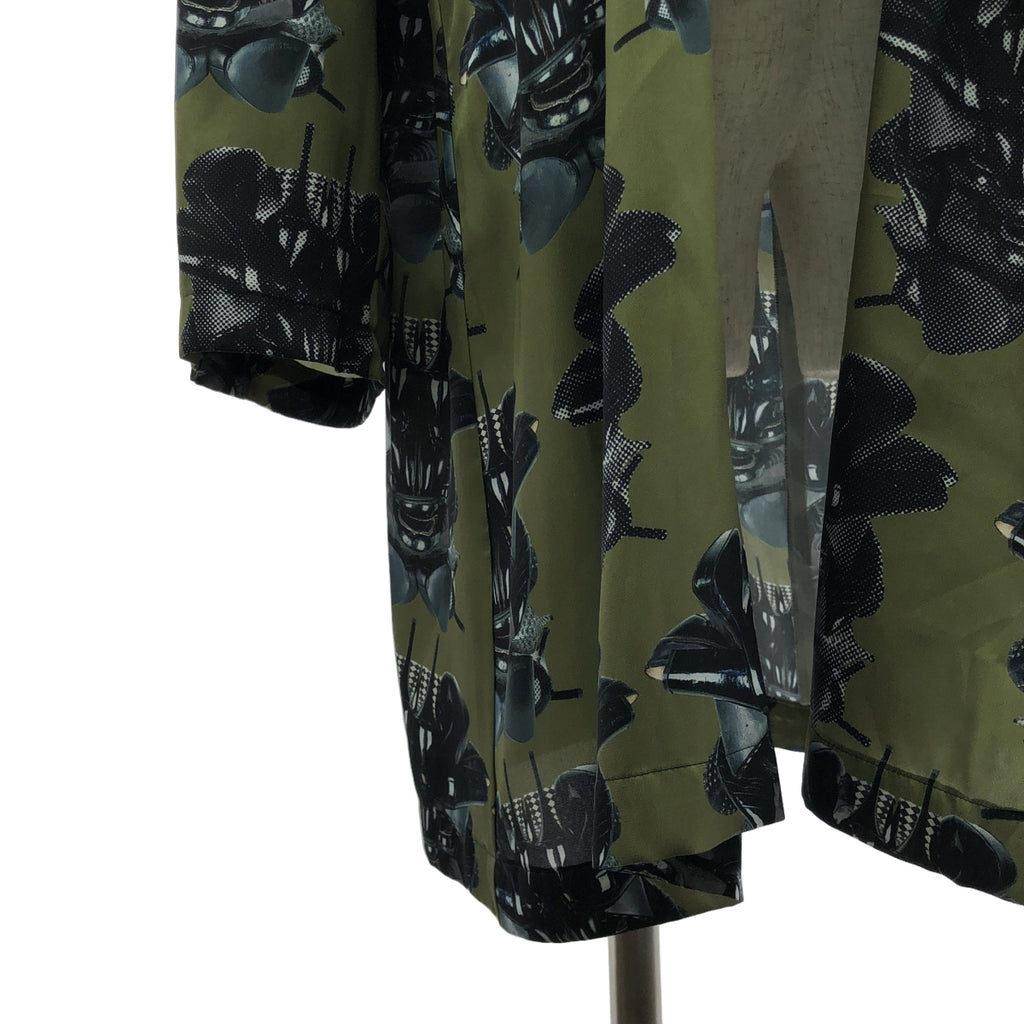 COMME des GARCONS HOMME PLUS / 콤데 갤슨 옴플루스 | 2021AW | Willie Cole 파이썬 엠보스 가짜 가죽 인사이드 아웃 코트 | S |