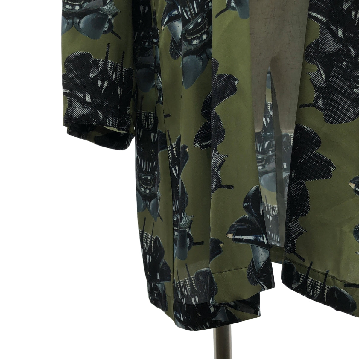 COMME des GARCONS HOMME PLUS / 콤데 갤슨 옴플루스 | 2021AW | Willie Cole 파이썬 엠보스 가짜 가죽 인사이드 아웃 코트 | S |