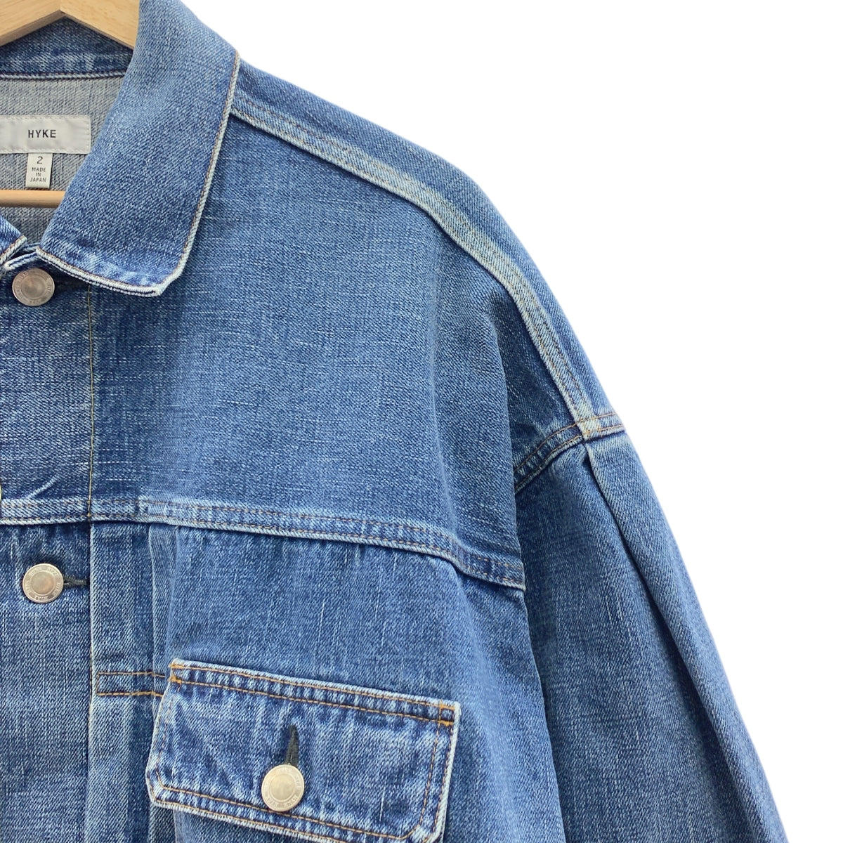 HYKE デニムジャケット再入荷しました | st company online