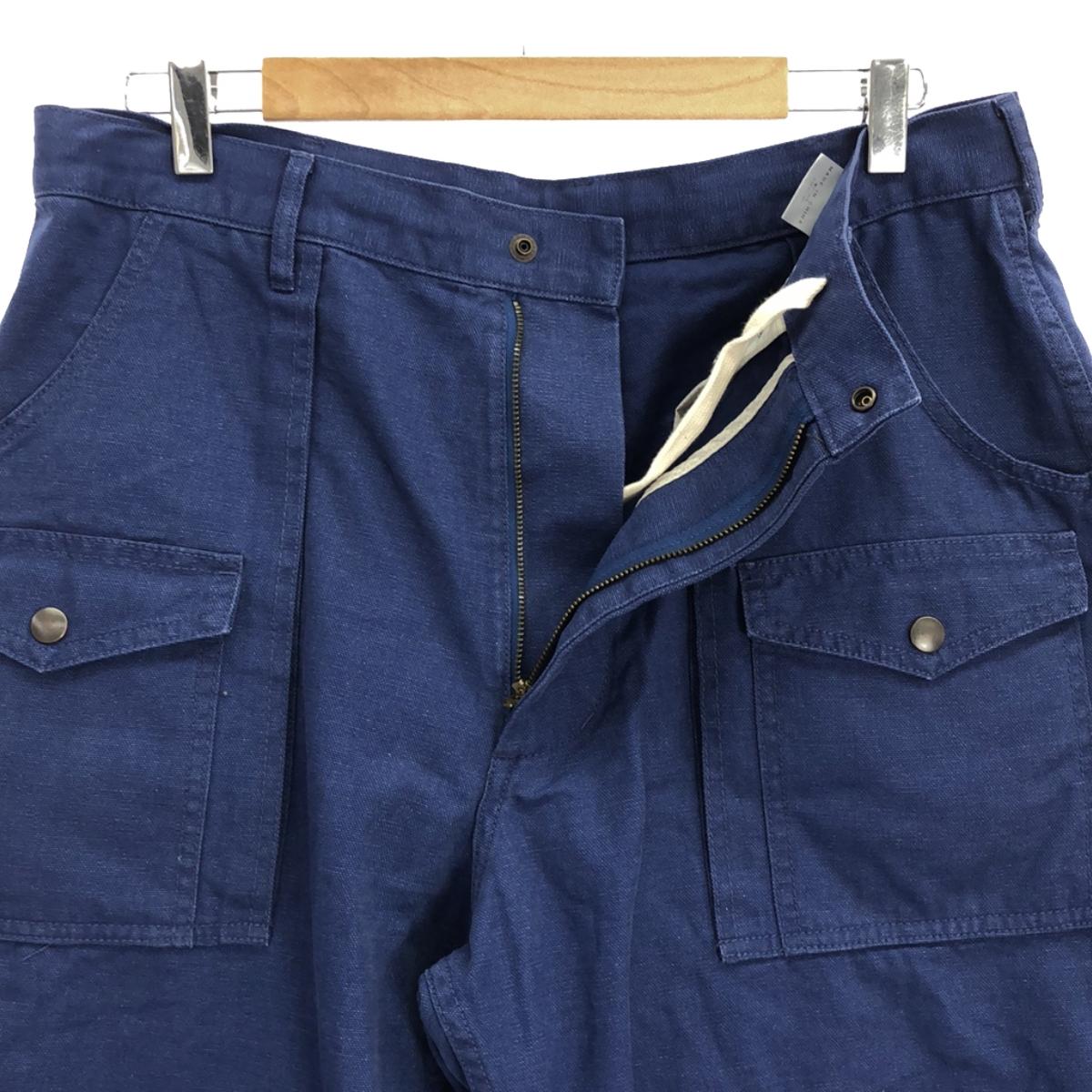 BEAMS PLUS | Drawstring Heavy Oxford Bush Pants | L | Men's