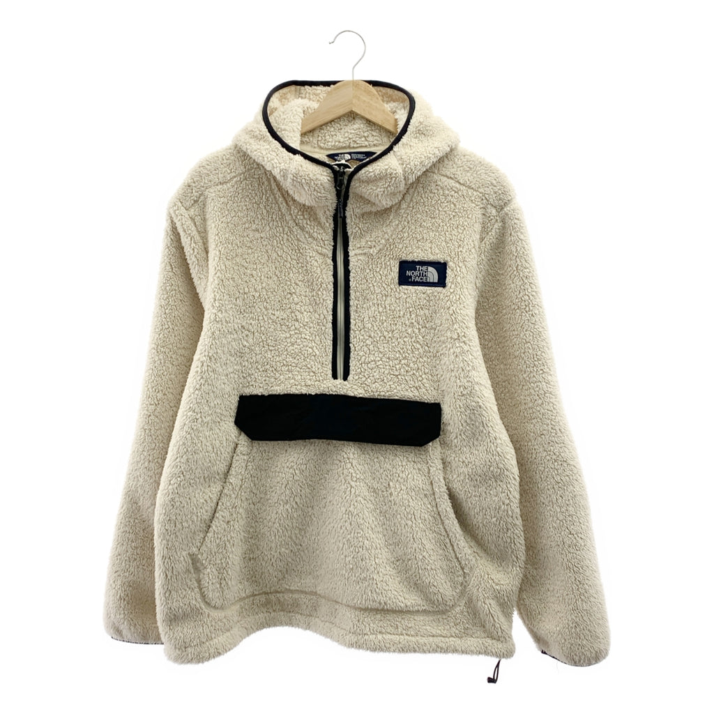 THE NORTH FACE / ザノースフェイス | CAMPSHIRE PULLOVER HOODIE キャンプシェア フリース アノラックパーカー | L | オフホワイト / ブラック | メンズ