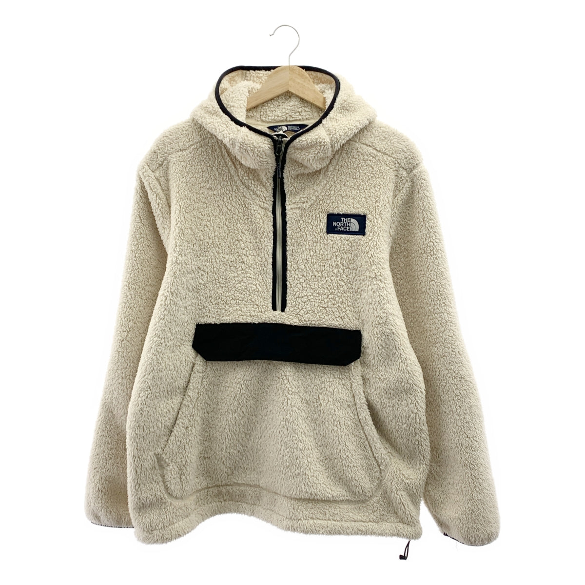THE NORTH FACE / ザノースフェイス | CAMPSHIRE PULLOVER HOODIE キャンプシェア フリース アノラックパーカー | L | オフホワイト / ブラック | メンズ